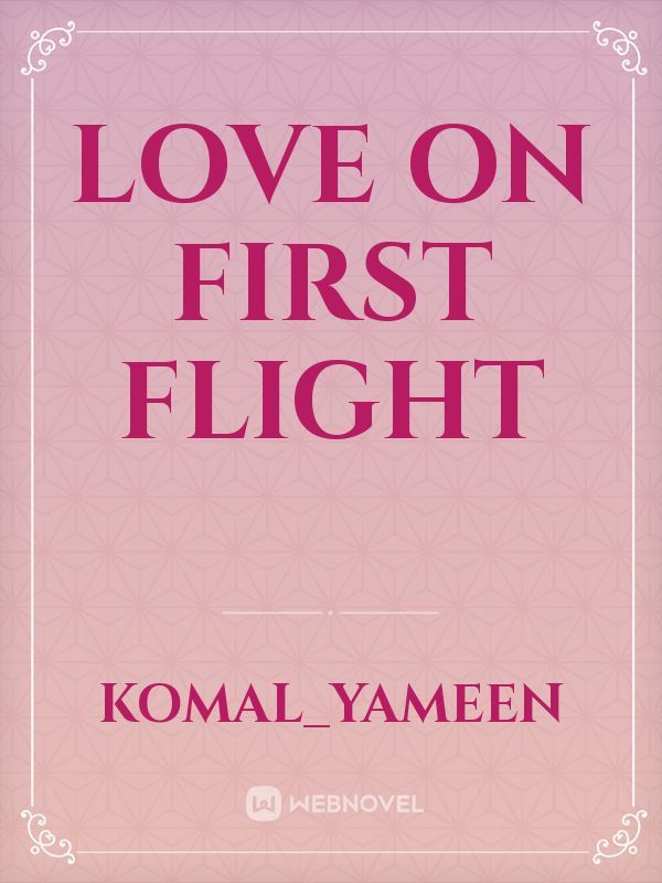 Love on first flight